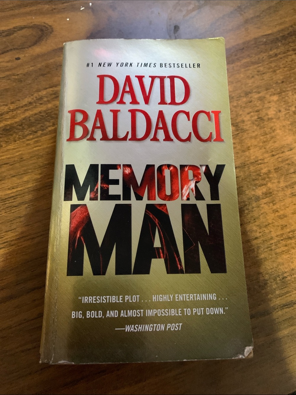 Memory Man Novel by David Baldacci
